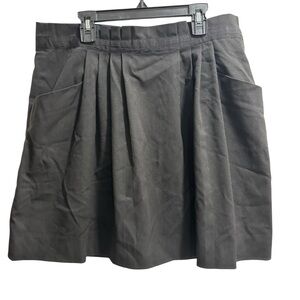 Gap Black Pleated lined Skirt with Pockets, size 8‎
